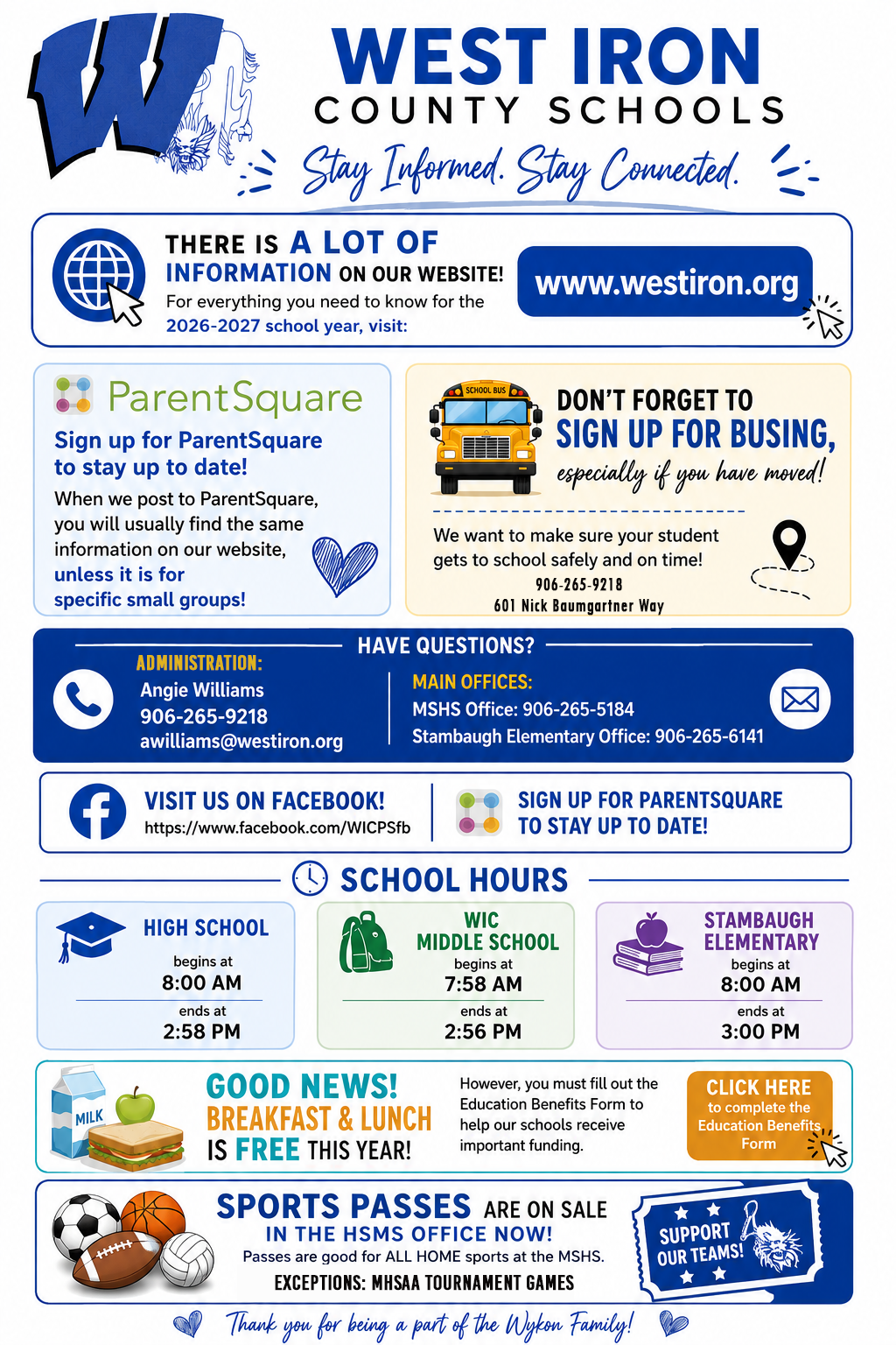 School is Beginning Soon! First Day is August 25th!