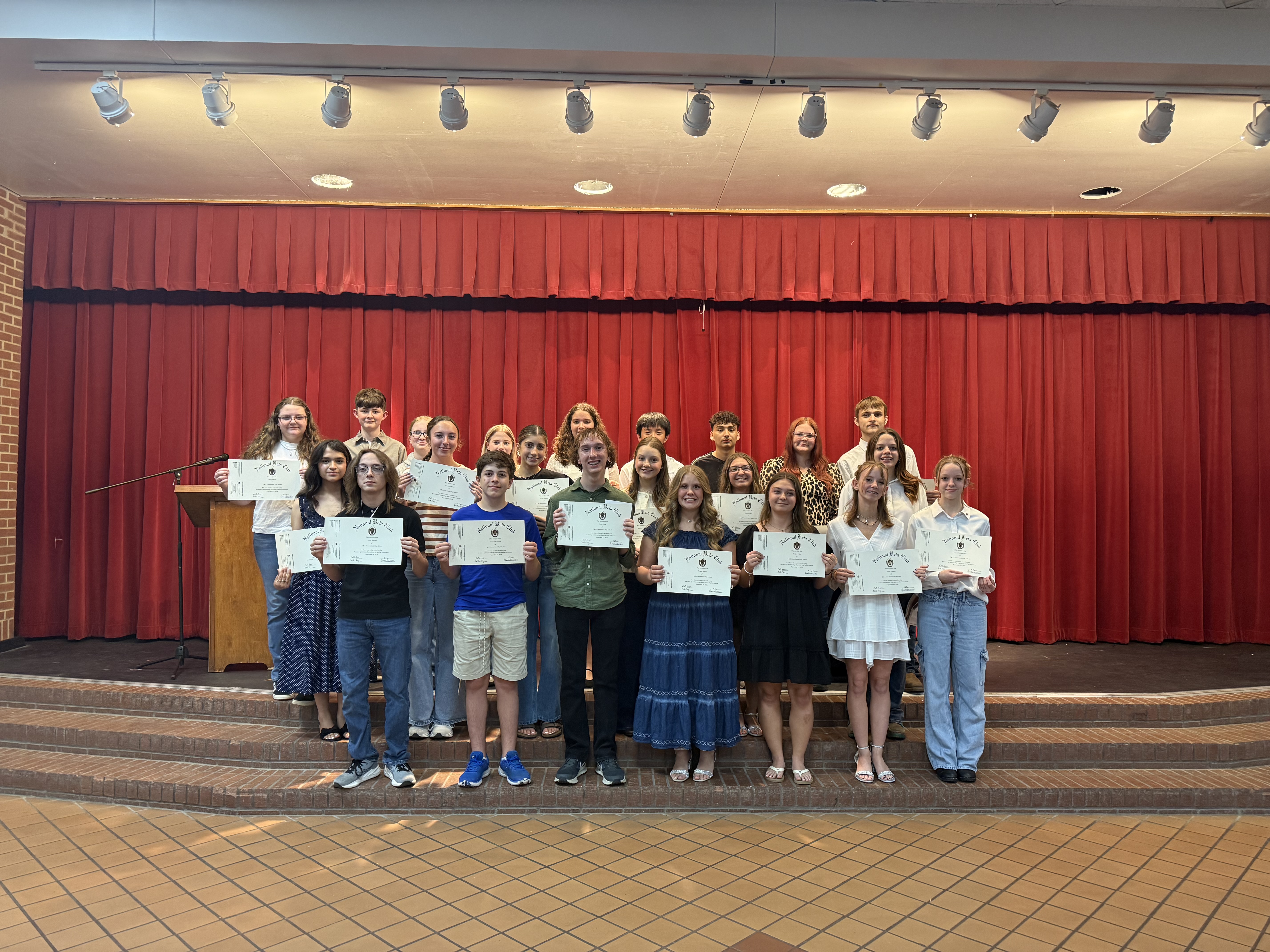 Senior Beta Club Induction Ceremony