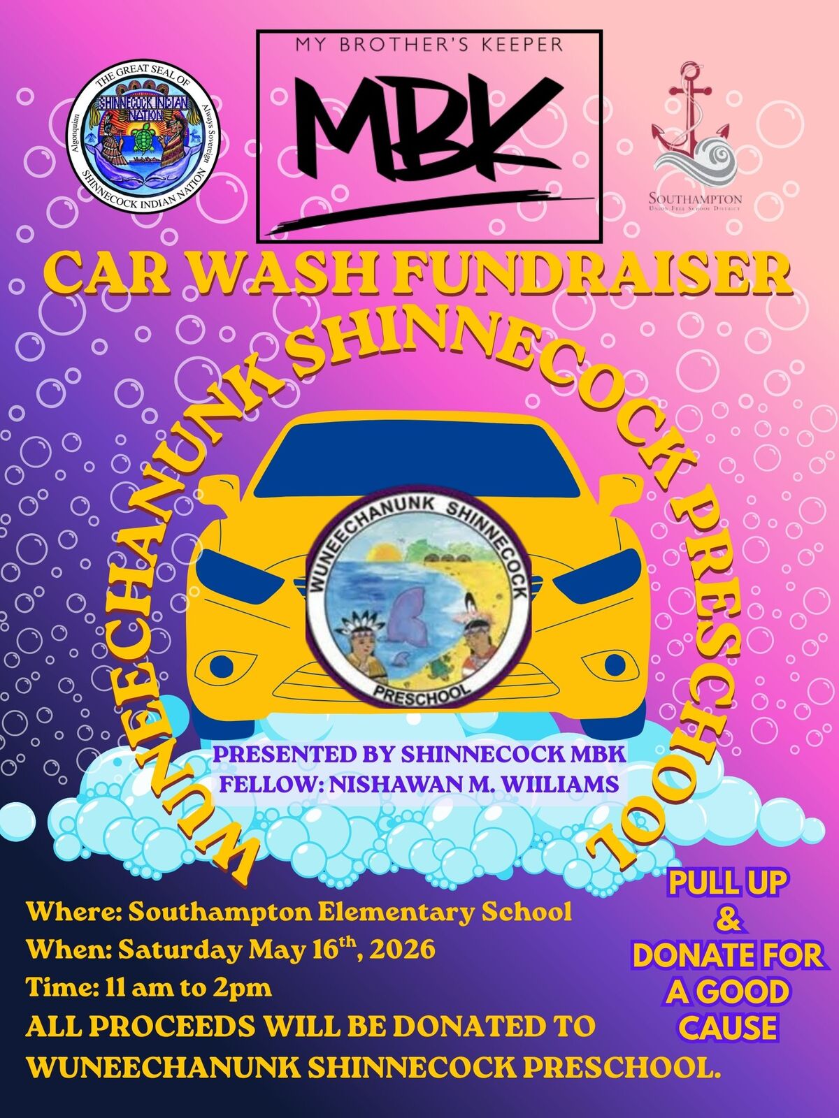 Car Wash Fundraiser - May 16, 2026 | 11am - 2pm