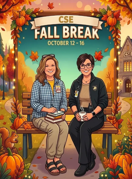 Reminder! Fall Break Next week!
