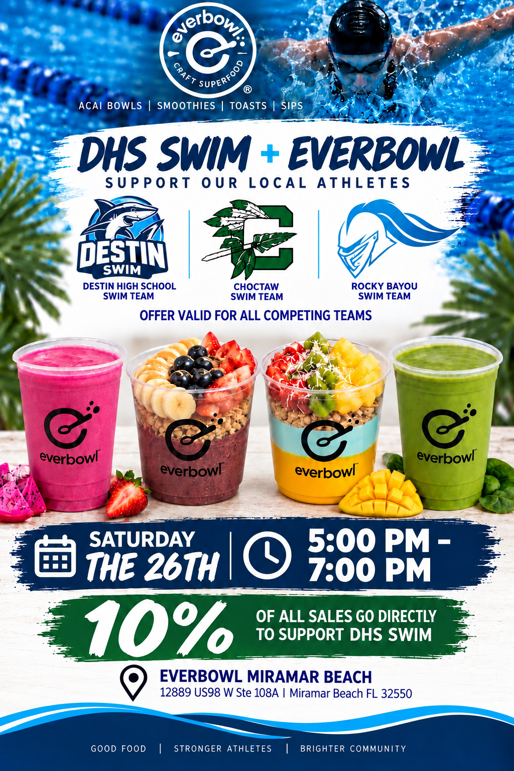 🏊‍♀️💙 SUPPORT DHS SWIM 💙🏊‍♂️