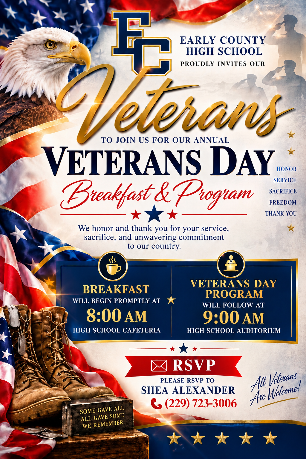 Annual Veterans Day Breakfast and Assembly