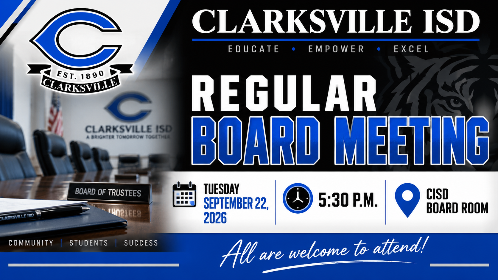 CISD Regular Board Meeting