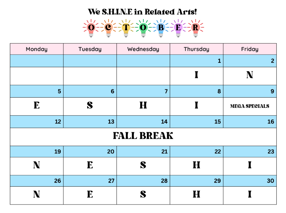 SHINE Calendar