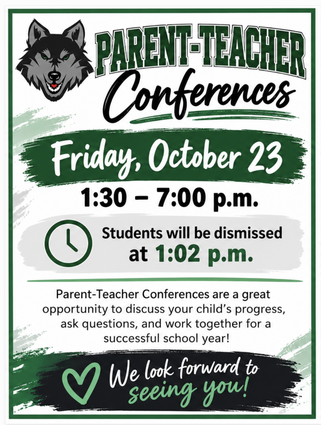 Parent-Teacher Conferences 10/23
