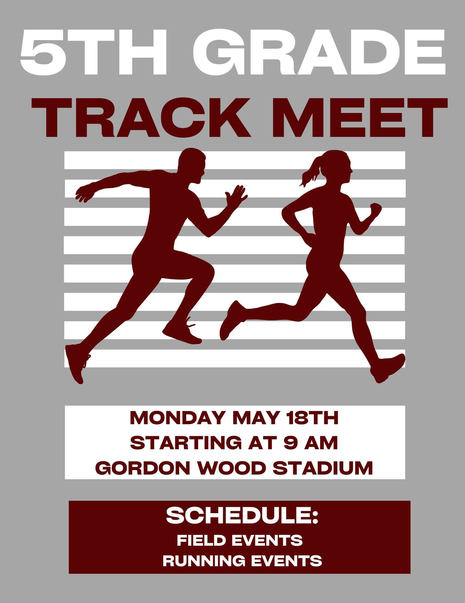 5th grade track meet
