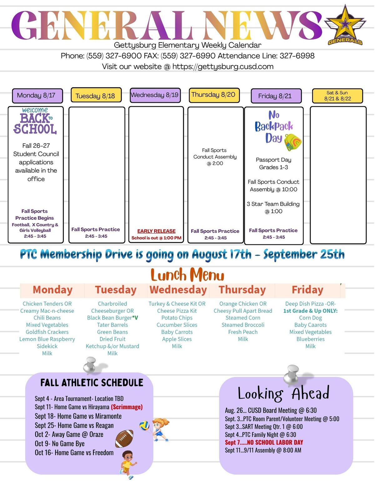General News Week of 08/17/2026