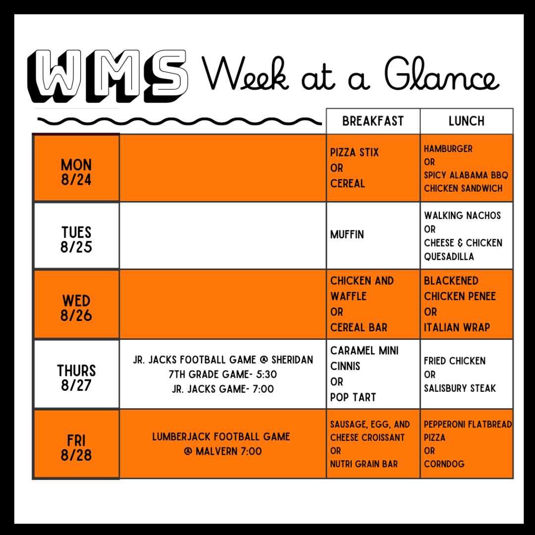 WMS Week at a Glance 8/24