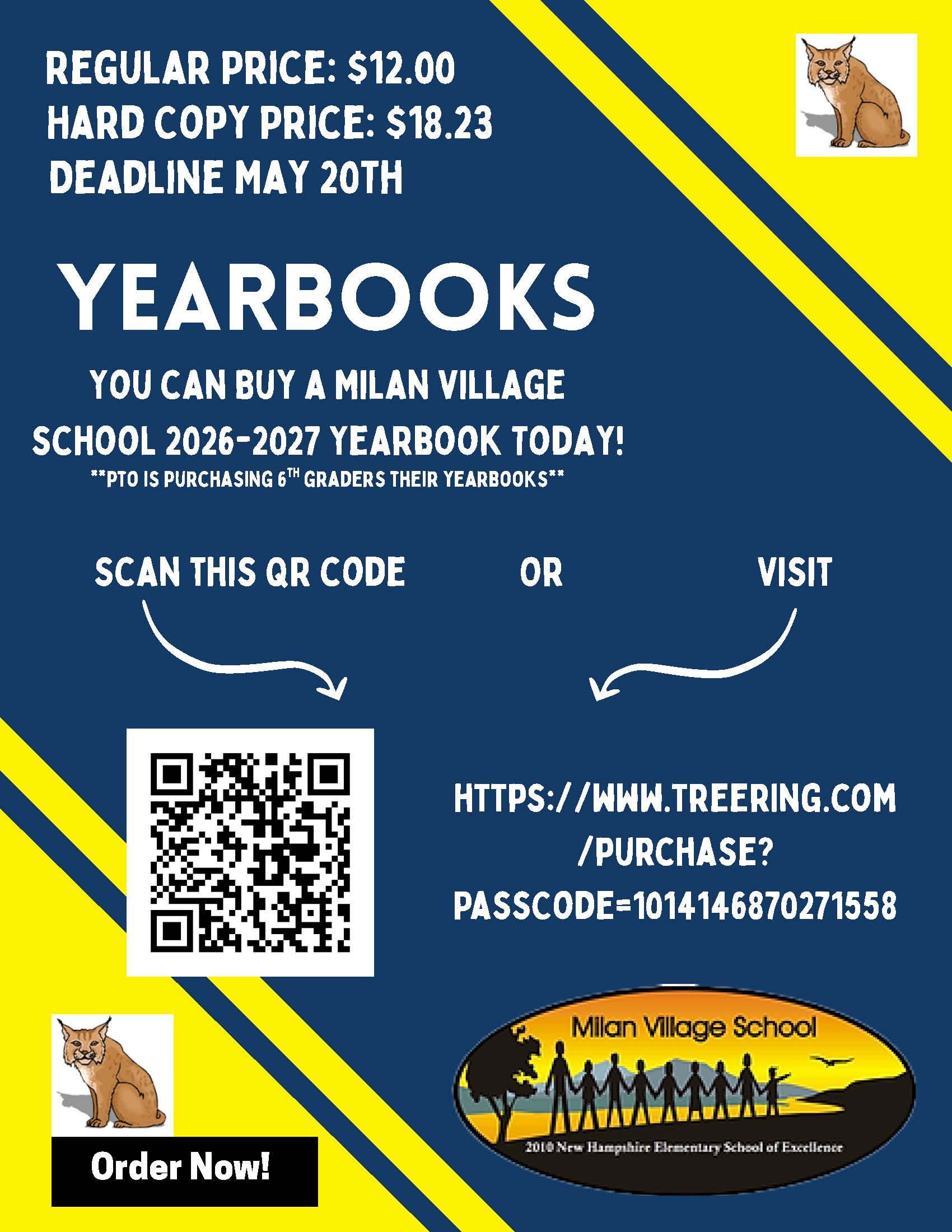 It's not too early to order your yearbook now!