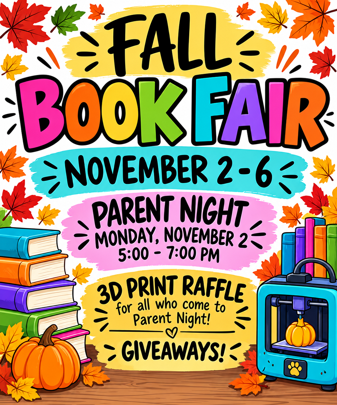 BOOK FAIR COMING
