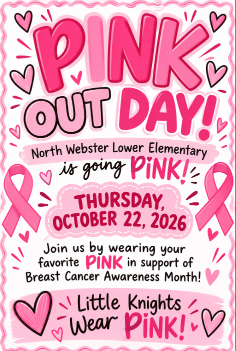 North Webster Lower Elementary is going PINK!