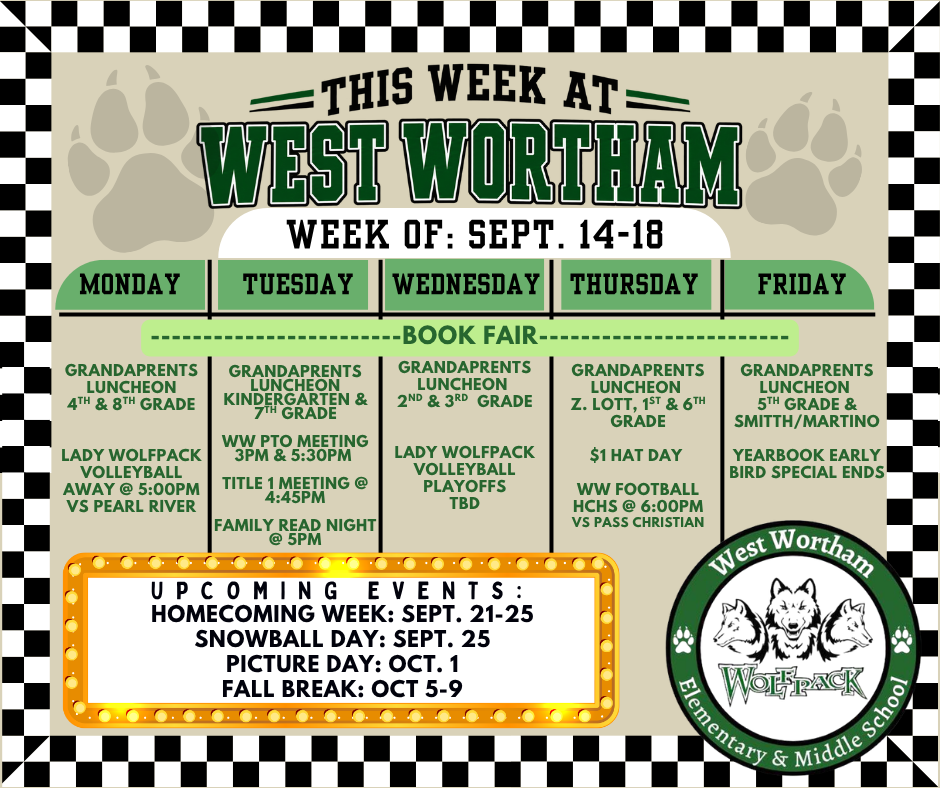 This Week at West Wortham
