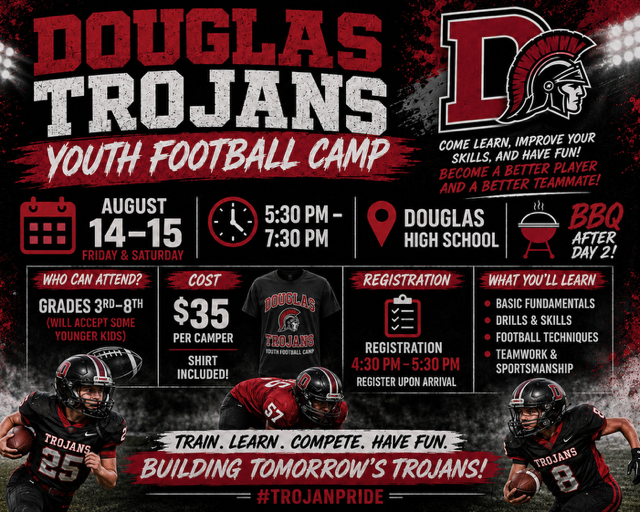 Save the Dates! DHS Youth Football Camp