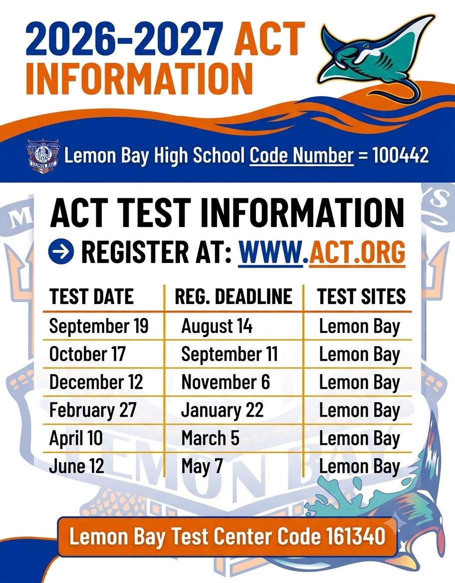 SAT & ACT TEST INFORMATION 2026-2027