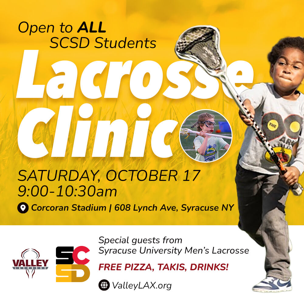 Free Lacrosse Clinic - All SCSD Students Welcome!