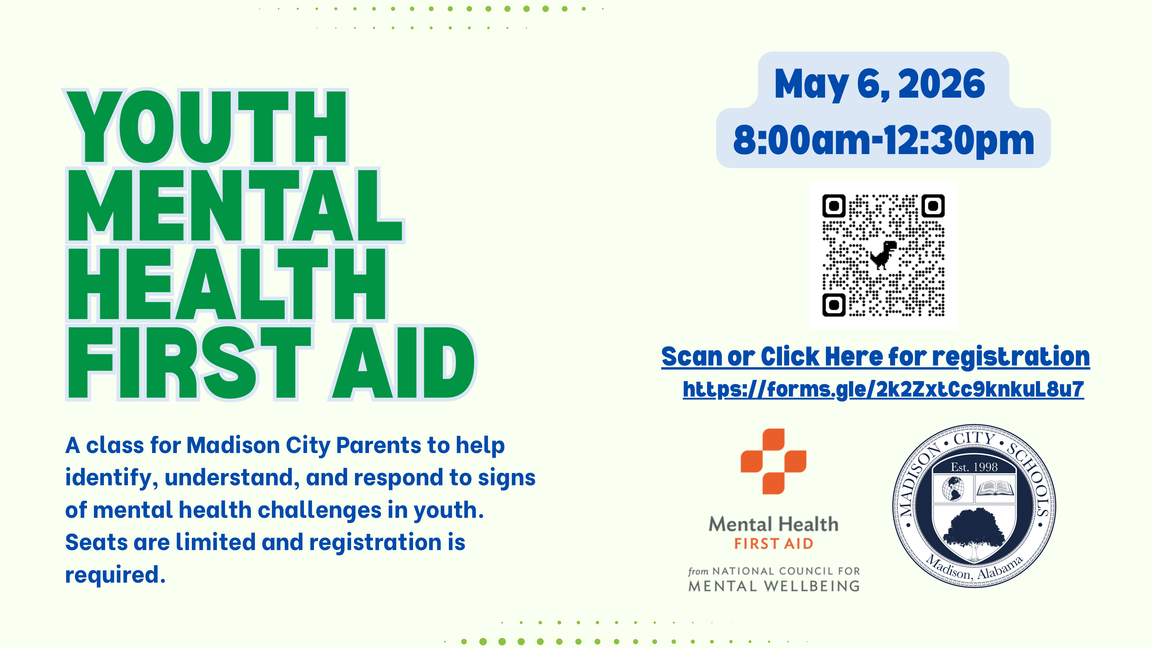 Youth Mental Health First Aid
