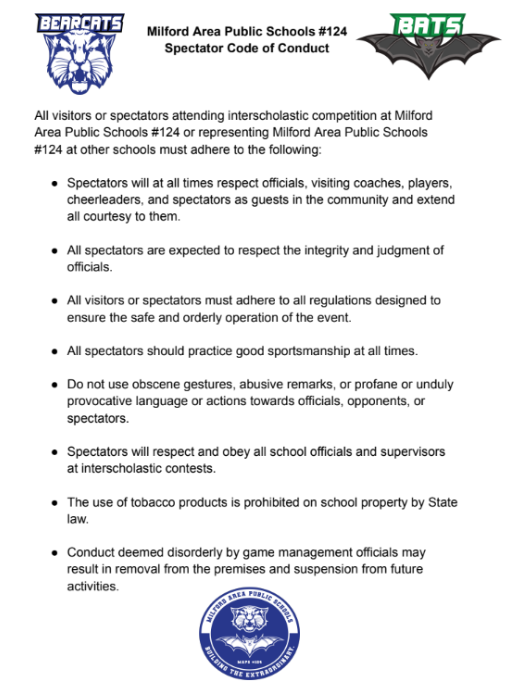 Spectator Code of Conduct 