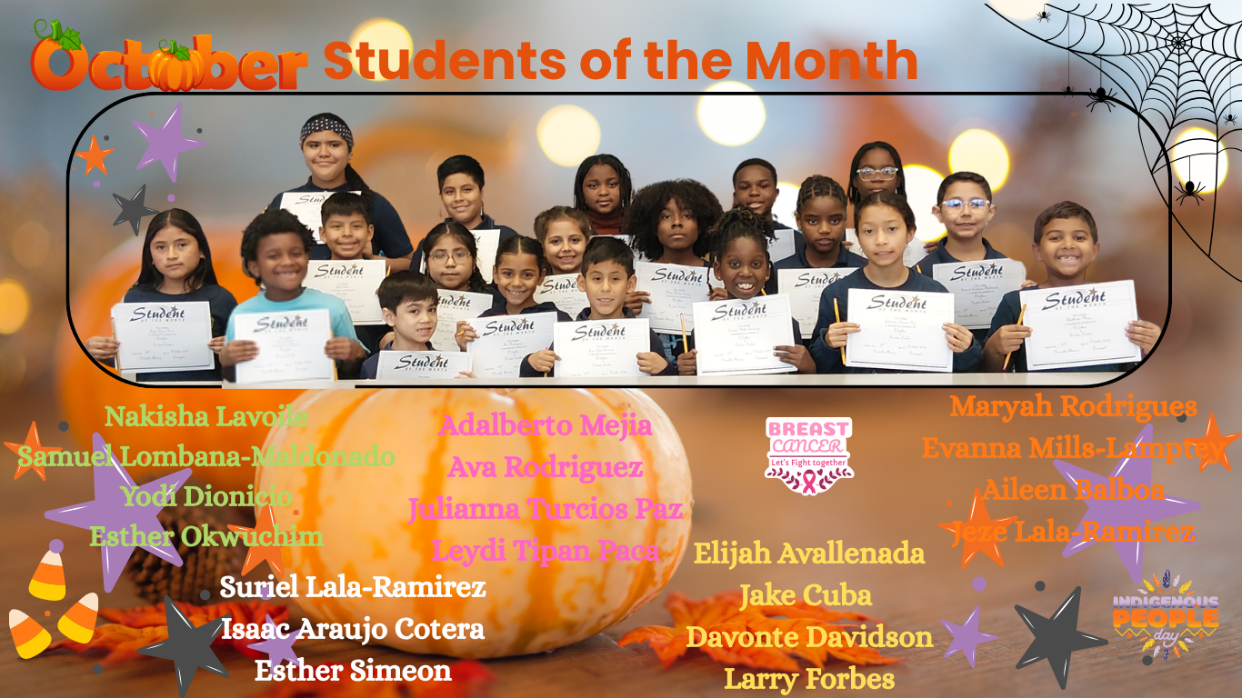 Student of the month October
