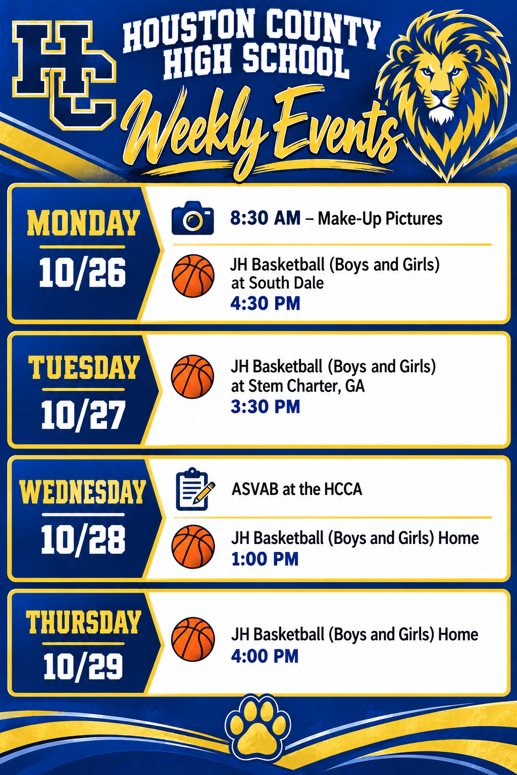 What's Happening this Week
