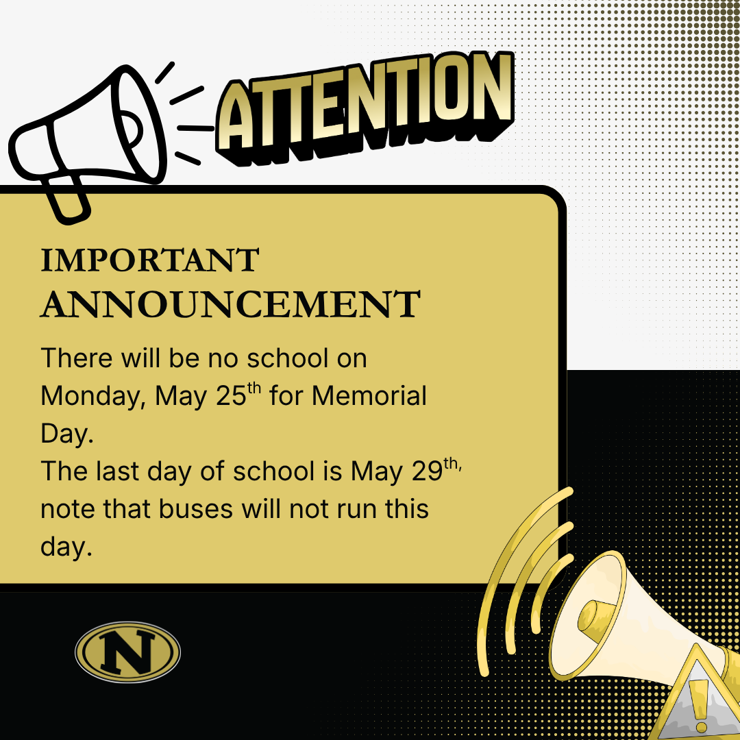 Memorial Day & Last Day of School