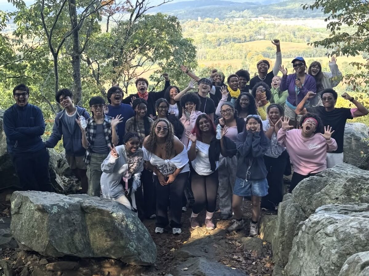 PHS honors choir students connect with nature and one another