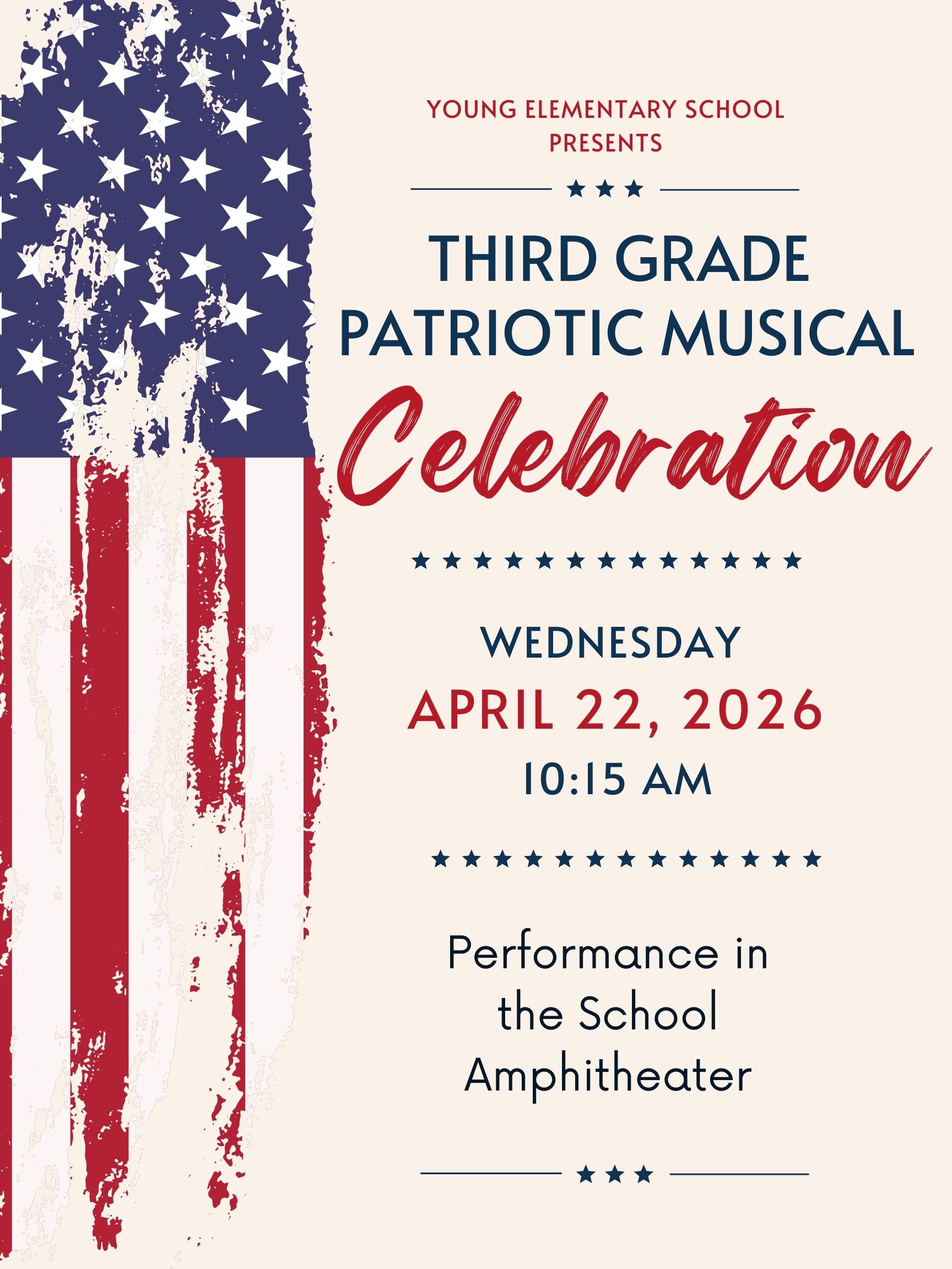 3rd grade patriotic performance