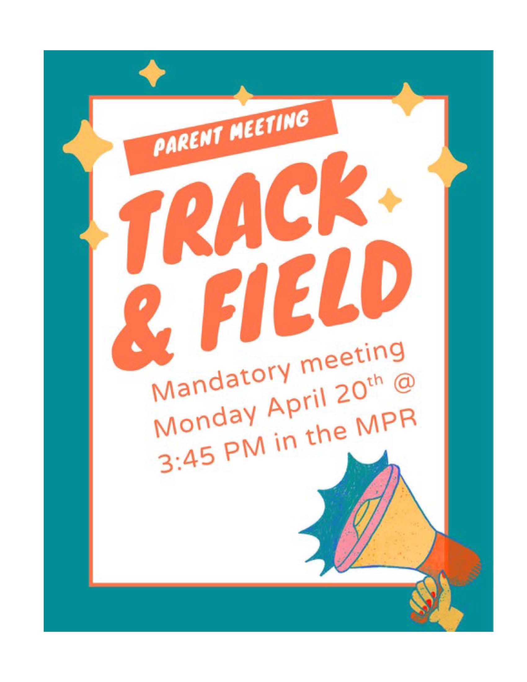 Track & Field Parent Meeting