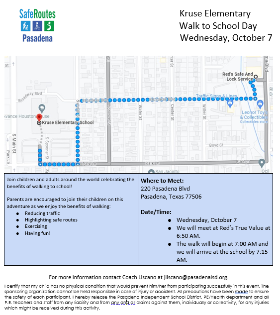 Walk to School-October 7, 2026