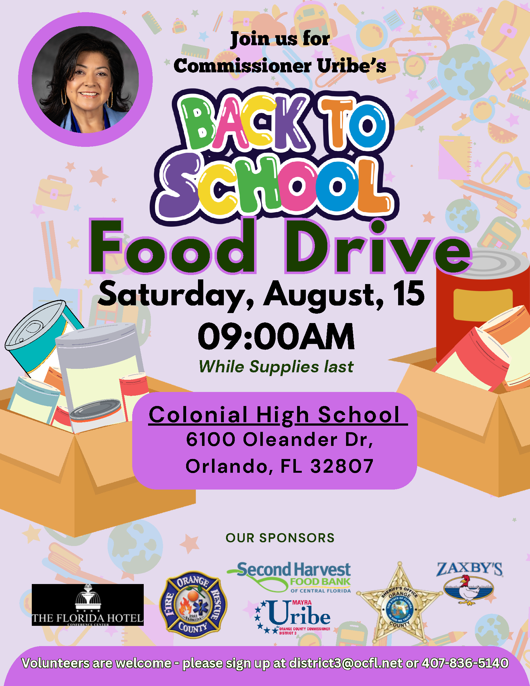 Back to School Food Drive