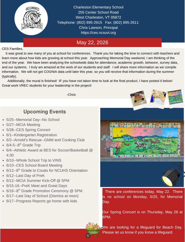 5/22 CES Newsletter