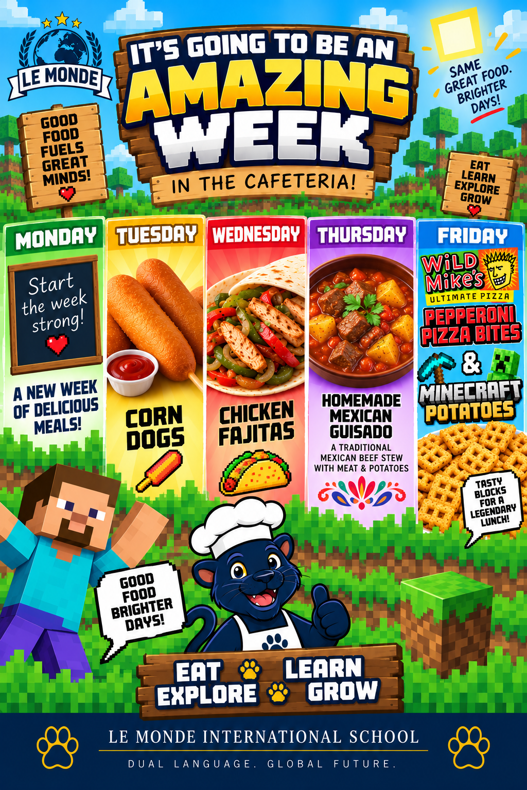 Happy Labor Day = Amazing Week At the Cafeteria