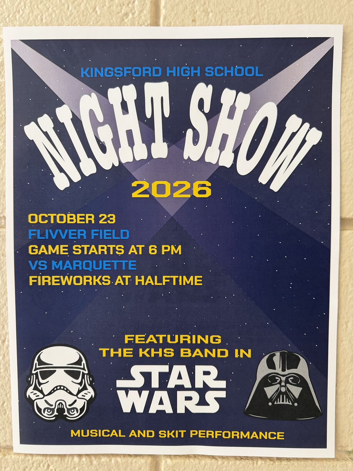 The Force is strong with the Flivvers! 💙🎶💛