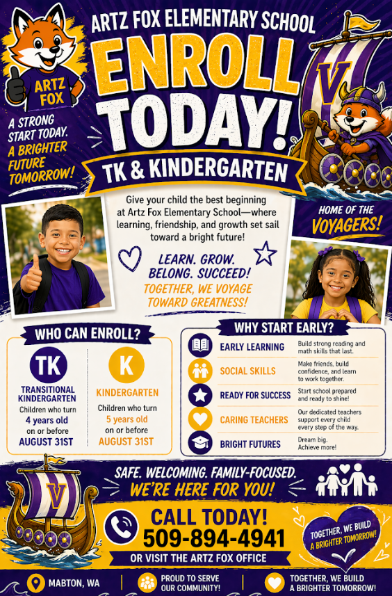 Enroll Today! Inscríbete Hoy!