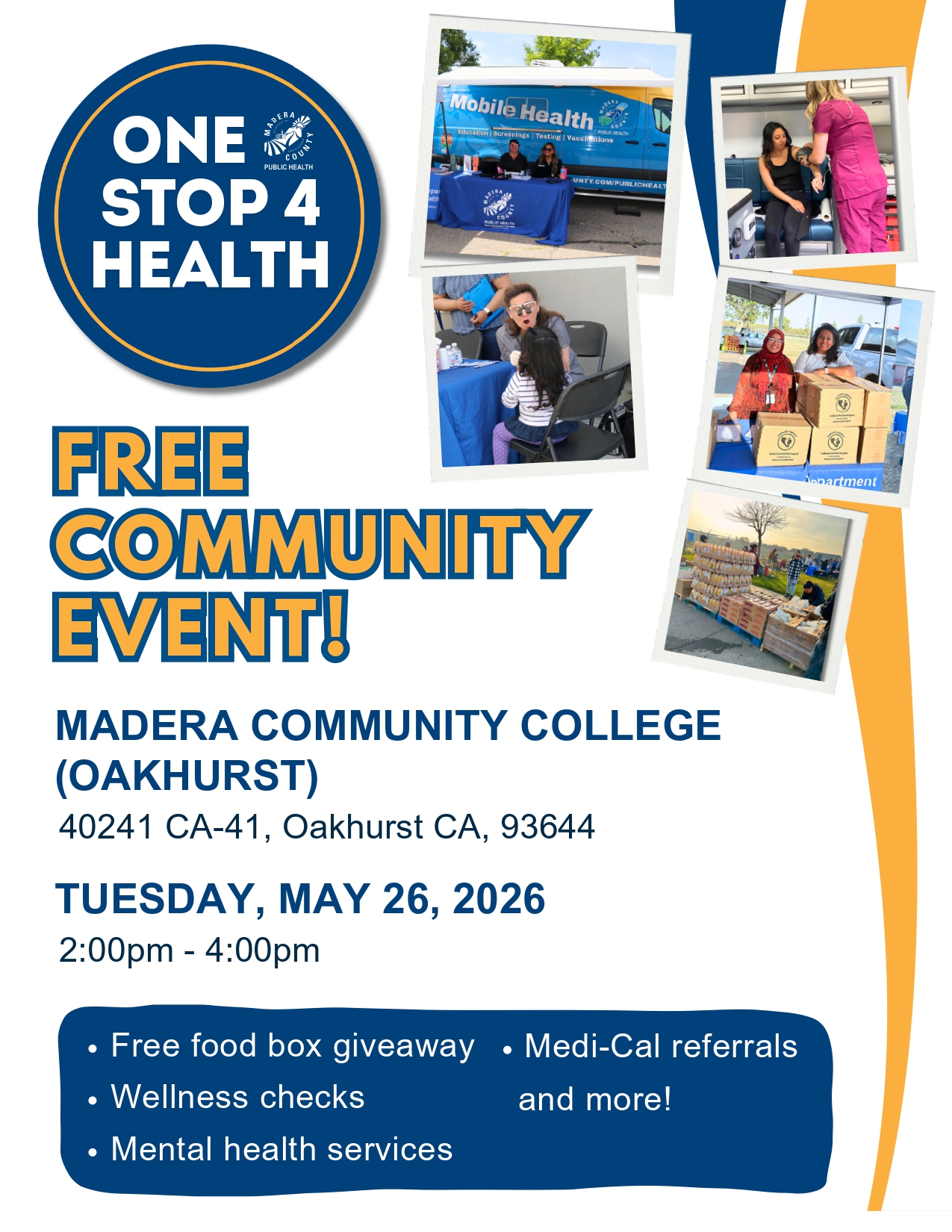One Stop 4 Health Free Community Event