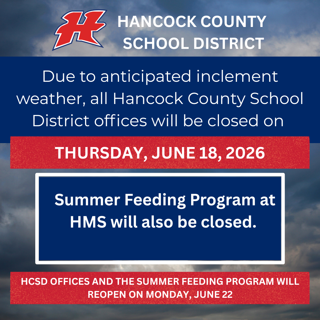 HCSD Offices Closed Thursday, June 18
