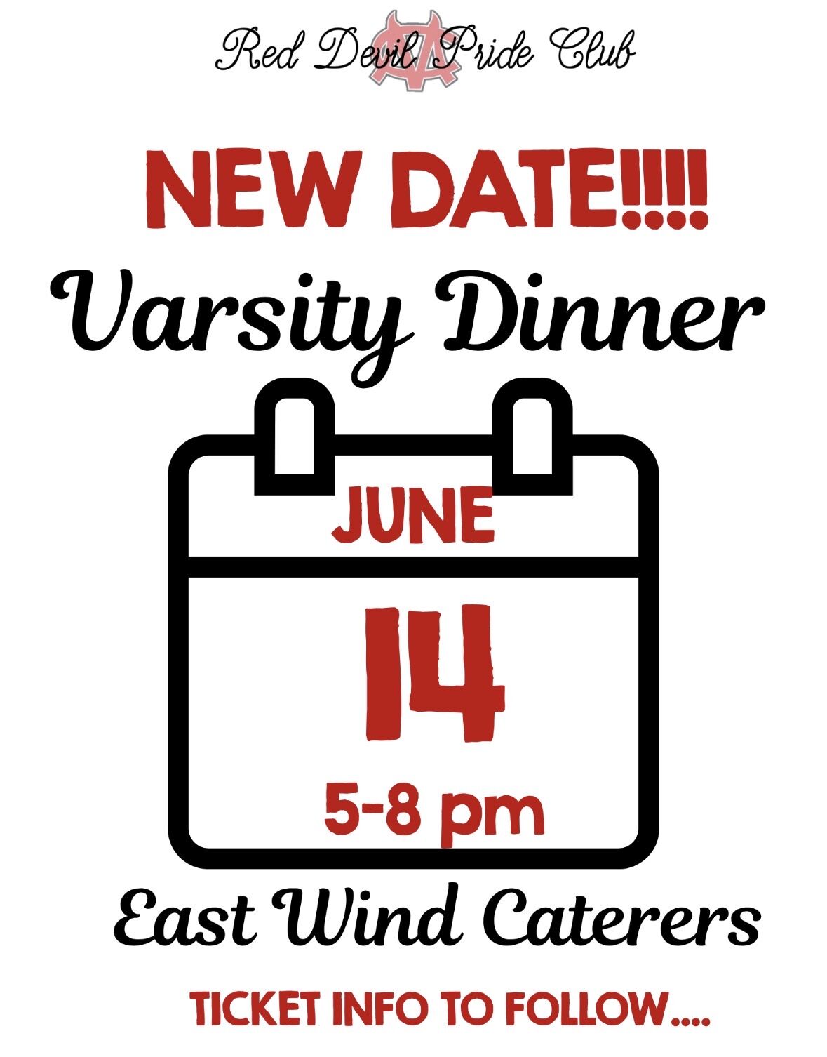 Varsity Sports Awards Night - Date Change