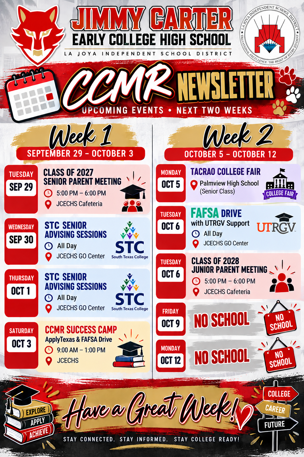 🐺🎓 CCMR NEWSLETTER: STAY IN THE KNOW!