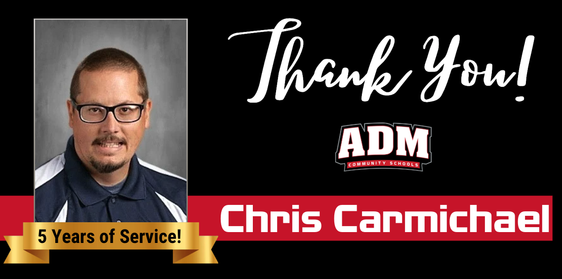 Chris Carmichael ~ 5 Years of Service!