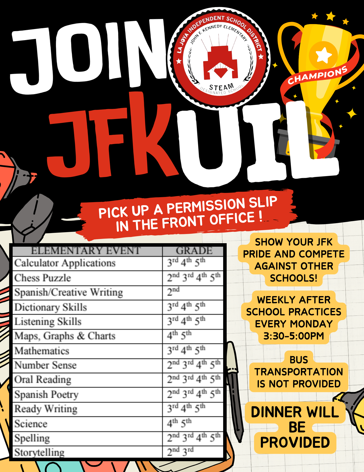 🏆✨ UIL SEASON IS HERE, JFK SMARTIES! ✨🏆