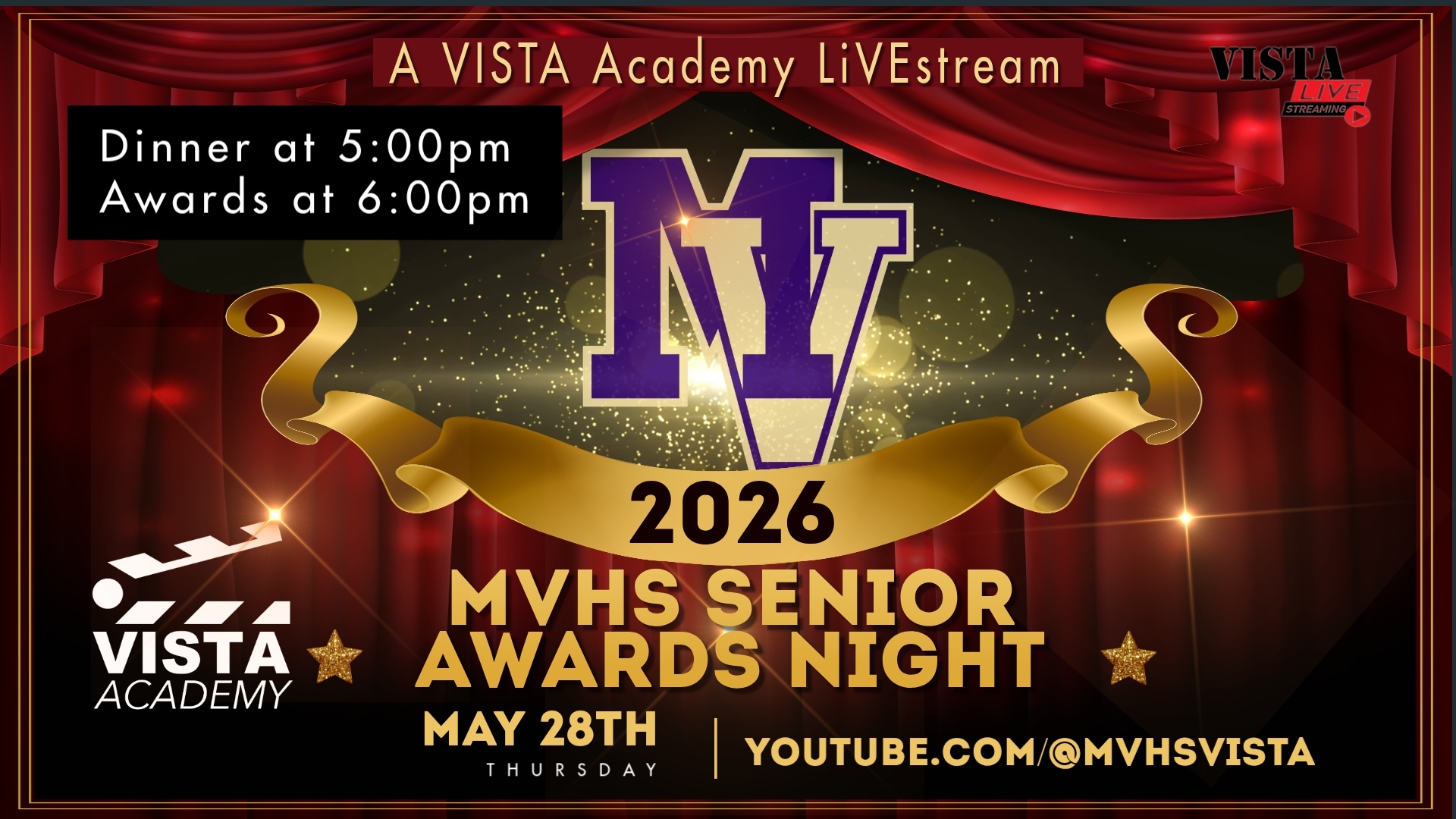 ViSTA LiVEstream Senior Scholarship Awards Night