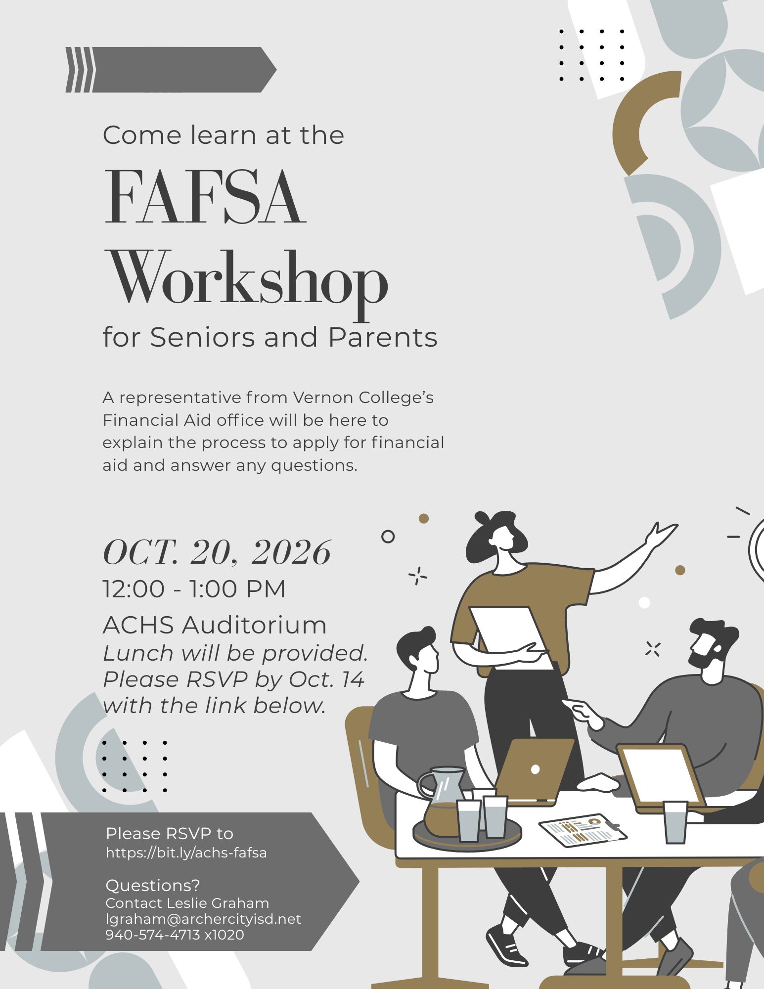 FAFSA Workshop - Oct. 20