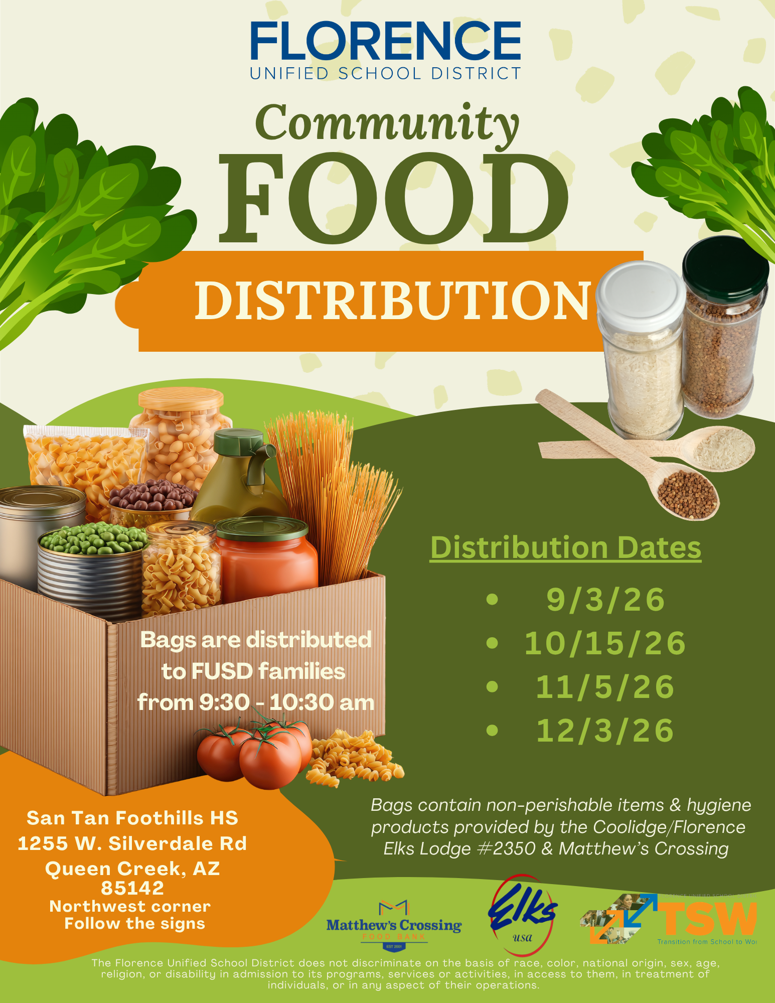 November Grocery Bag Distribution 