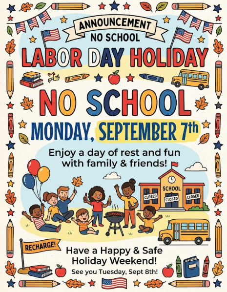 No School 9/7
