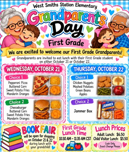 ❤️ Grandparents' Lunch Reminder! ❤️