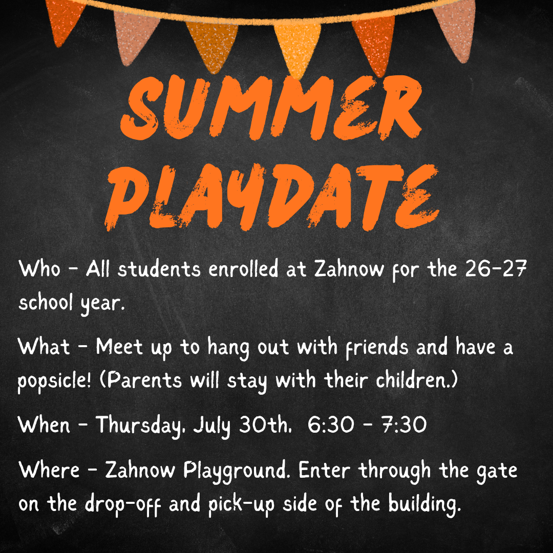 Zahnow Summer Playdate! 