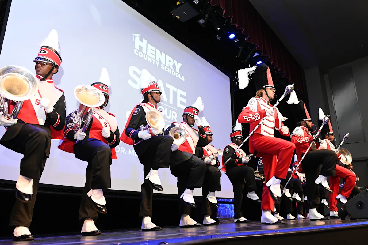 Photo of Dutchtown High School marching band
