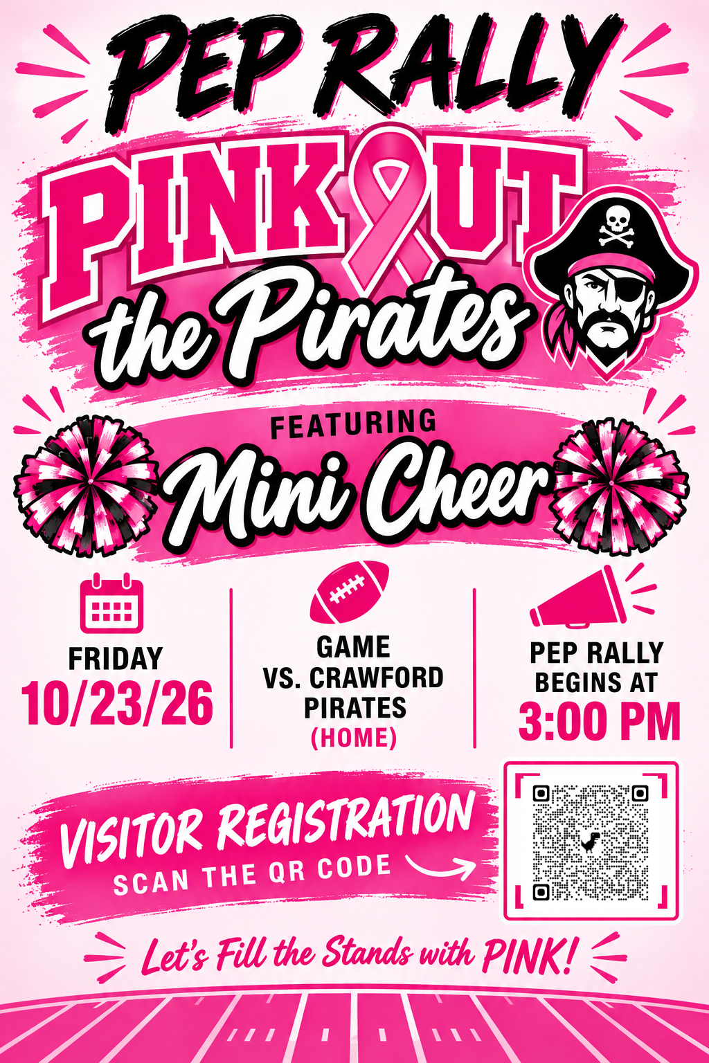 10/23 Pink Out Pep Rally