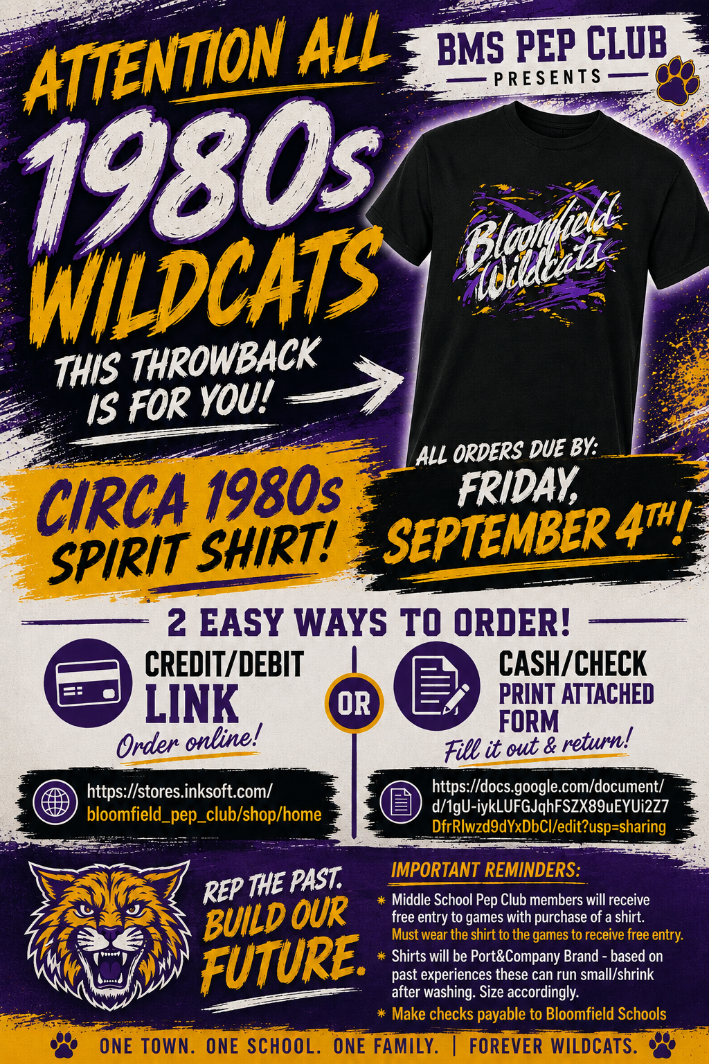Throwback Spirit Shirts!