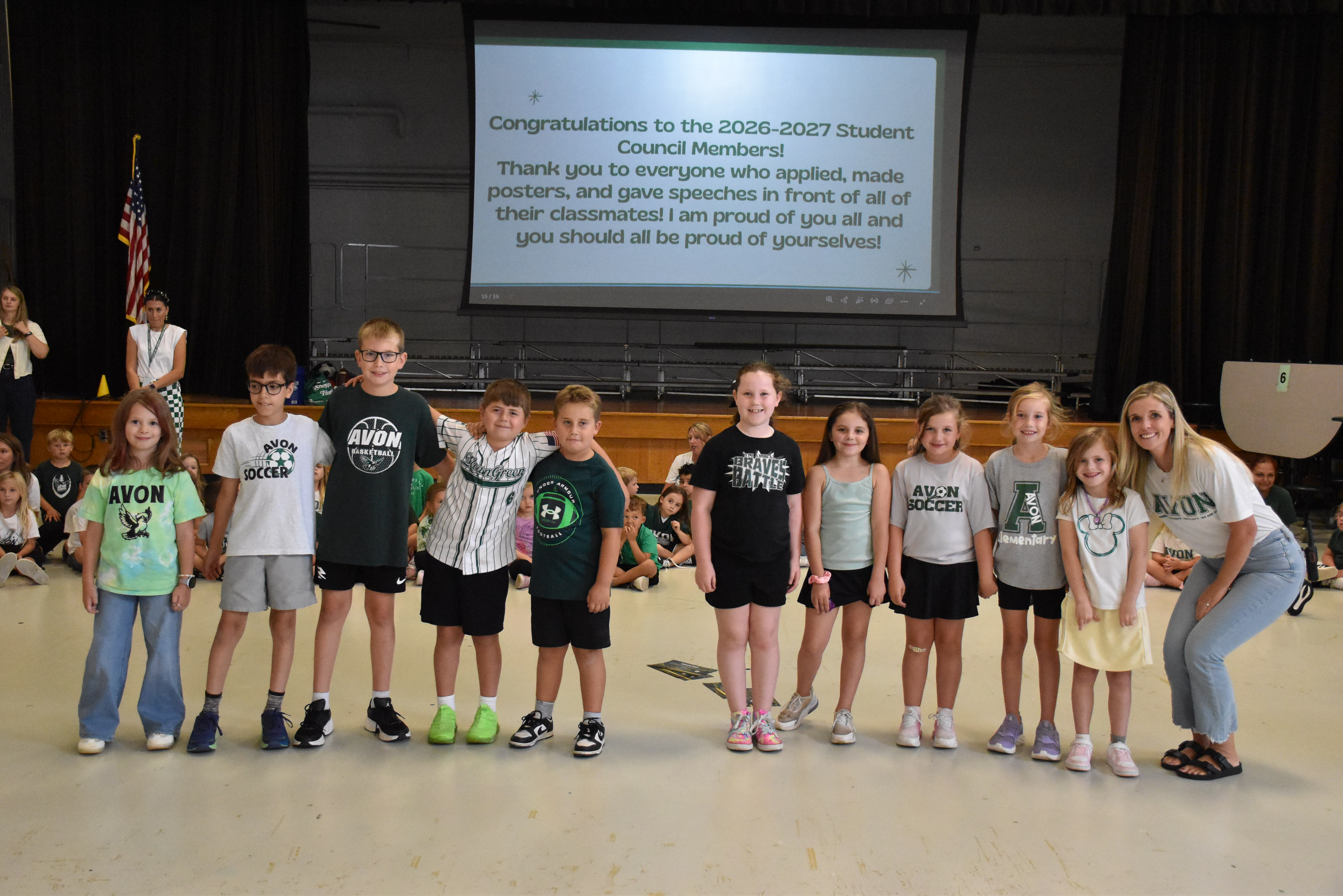Student council members elected at Avon Elementary