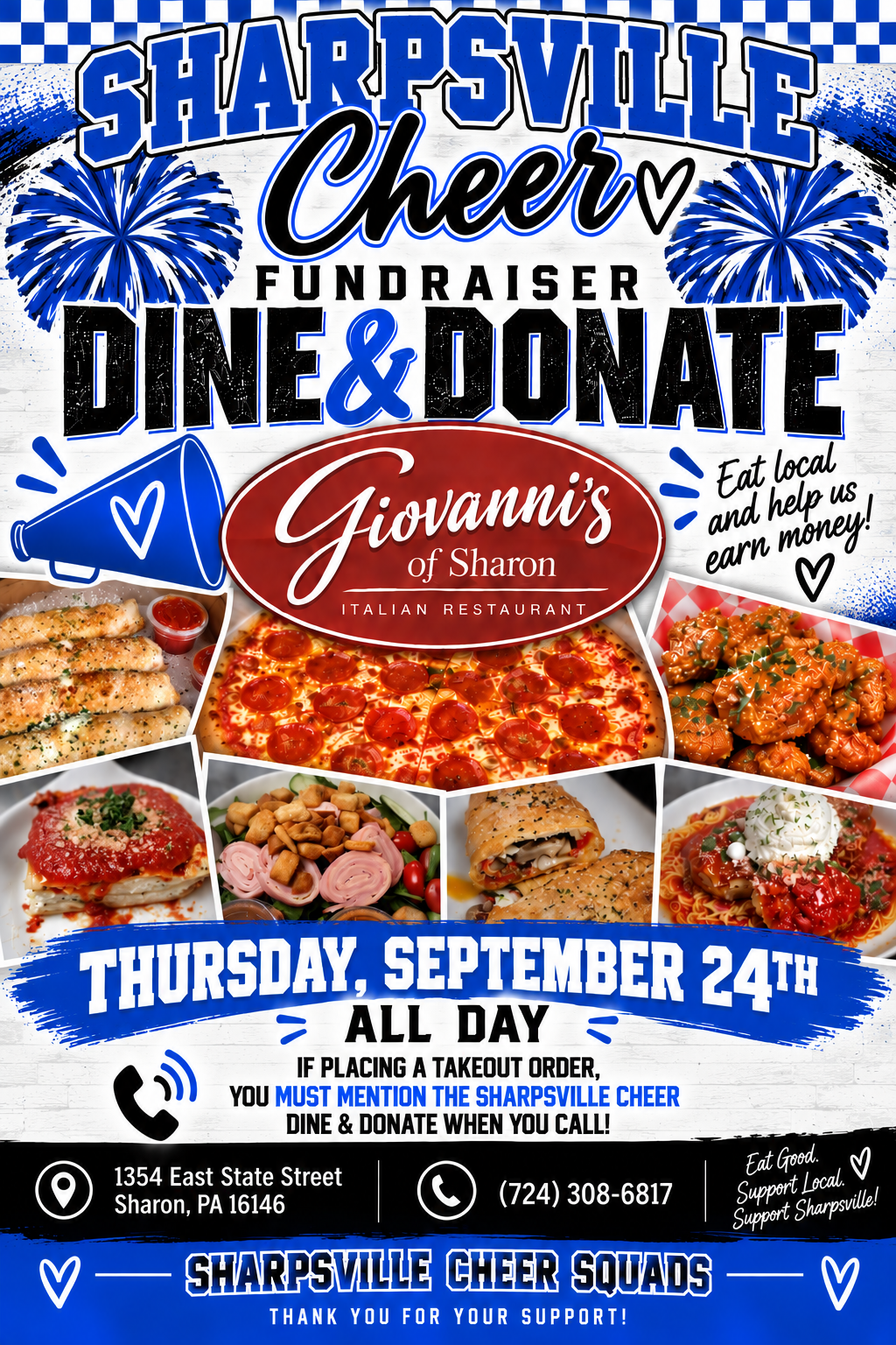 Cheer Giovanni's fundraiser